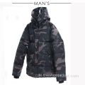 Factory Custom Winter Herren Pufferjacke mit Kapuze